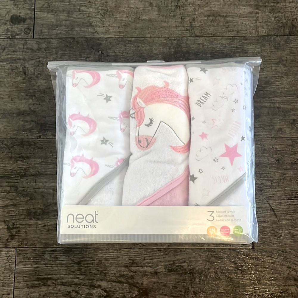 NEAT SOLUTIONS 3 Hooded Towels
